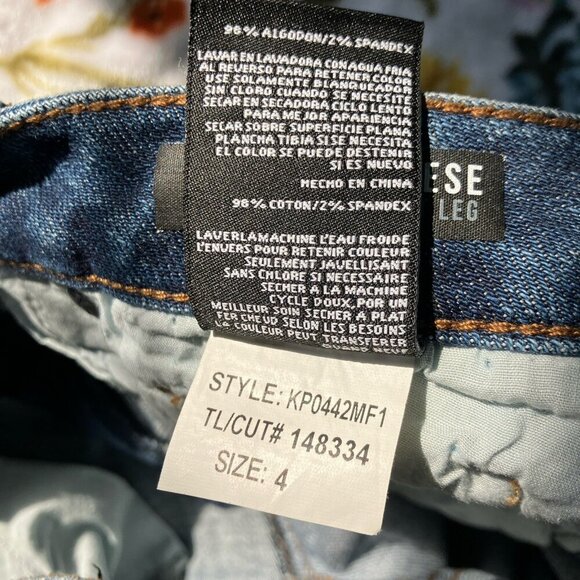 Kut from the Kloth Jeans Womens 4 Reese Ankle Straight Leg Distressed - Picture 4 of 10